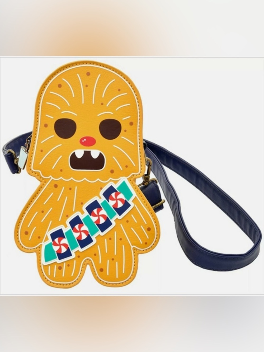 Loungefly Disney Parks Star Wars Chewbacca Christmas Cookie Crossbody Bag 🎄✨